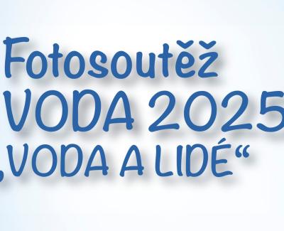 Logo fotosoutěže VODA 2025.