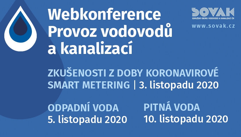 Webkonference Provoz vodovodů a kanalizací 2020