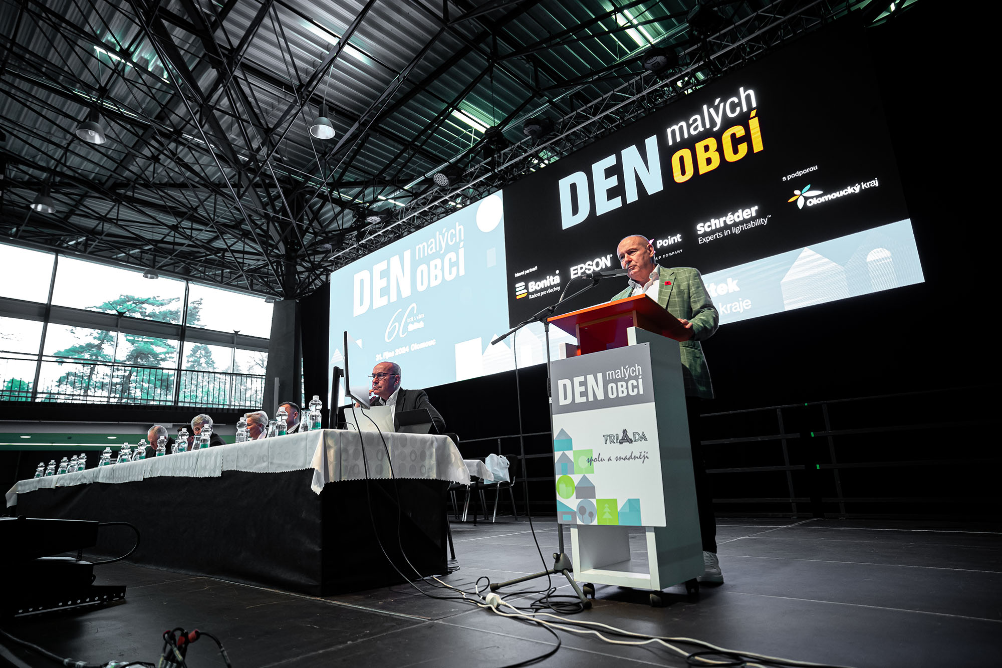 Momentka z konference Den malých obcí v Olomouci.